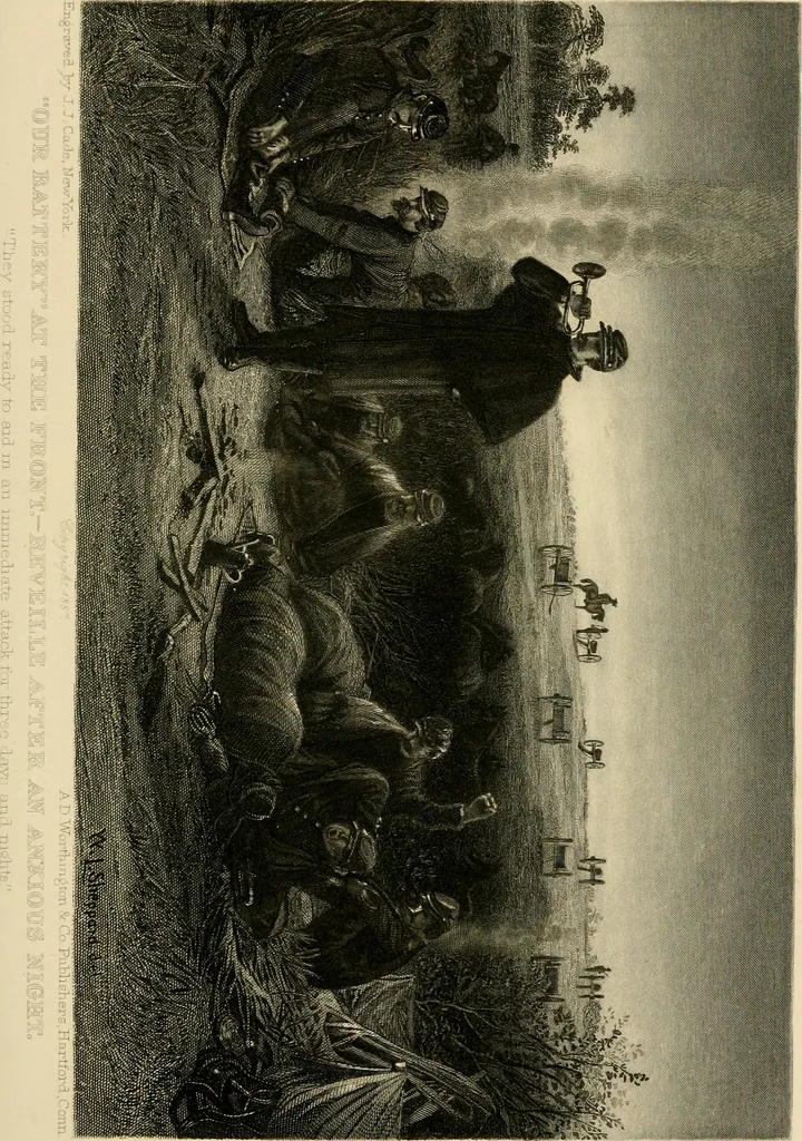 An illustration from My story of the war: a woman's narrative of four years personal experience as nurse in the Union army, and in relief work at home, in hospitals, camps, and at the front, during the war of the rebellion..., 1889, leaf 388