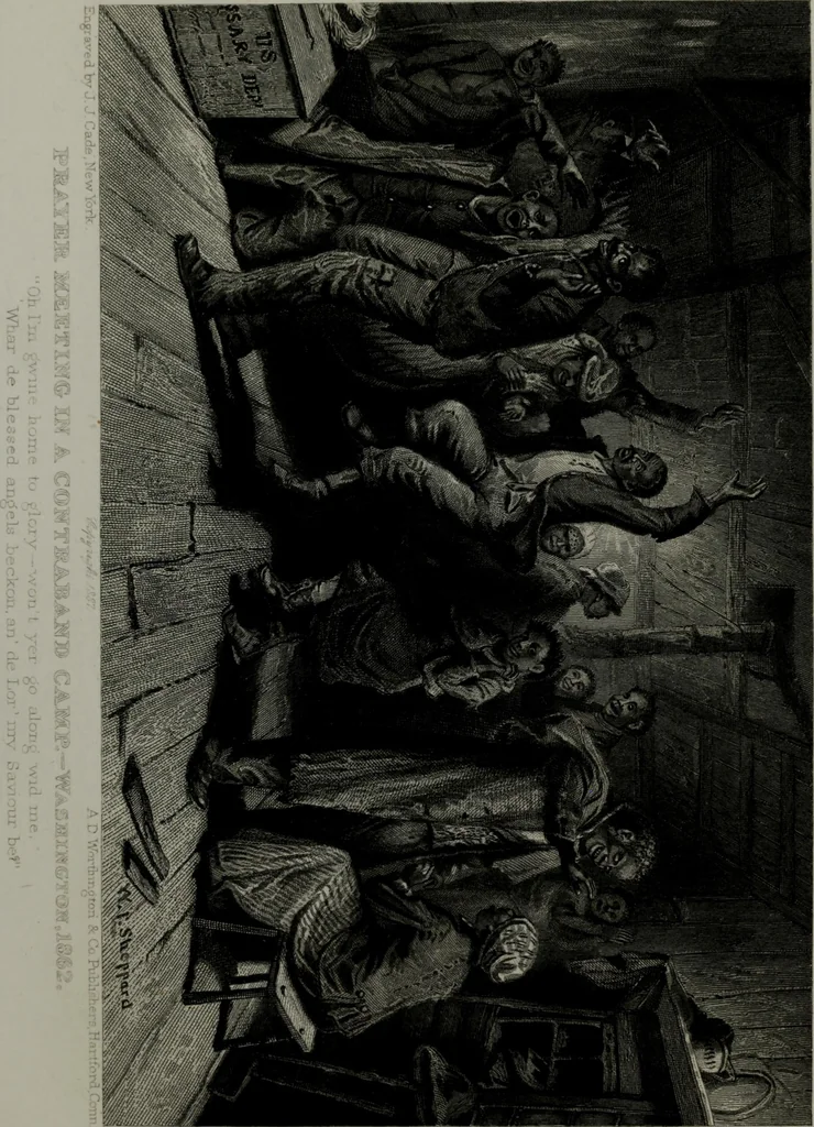 An illustration from My story of the war: a woman's narrative of four years personal experience as nurse in the Union army, and in relief work at home, in hospitals, camps, and at the front, during the war of the rebellion, 1889, leaf 268