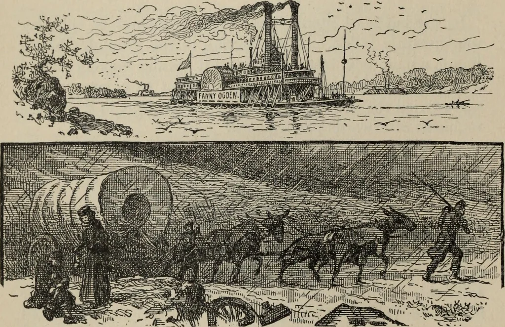 An illustration from My story of the war: a woman's narrative of four years personal experience as nurse in the Union army, and in relief work at home, in hospitals, camps, and at the front, during the war of the rebellion, 1889, leaf 71