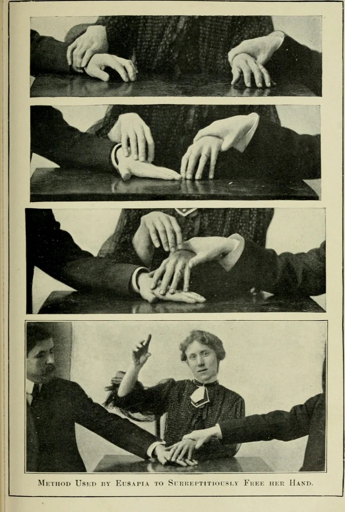 An illustration from Mystrious psychic forces; an account of the author's invesigations in psychical research, together with those of other European savants, 1907, leaf 260