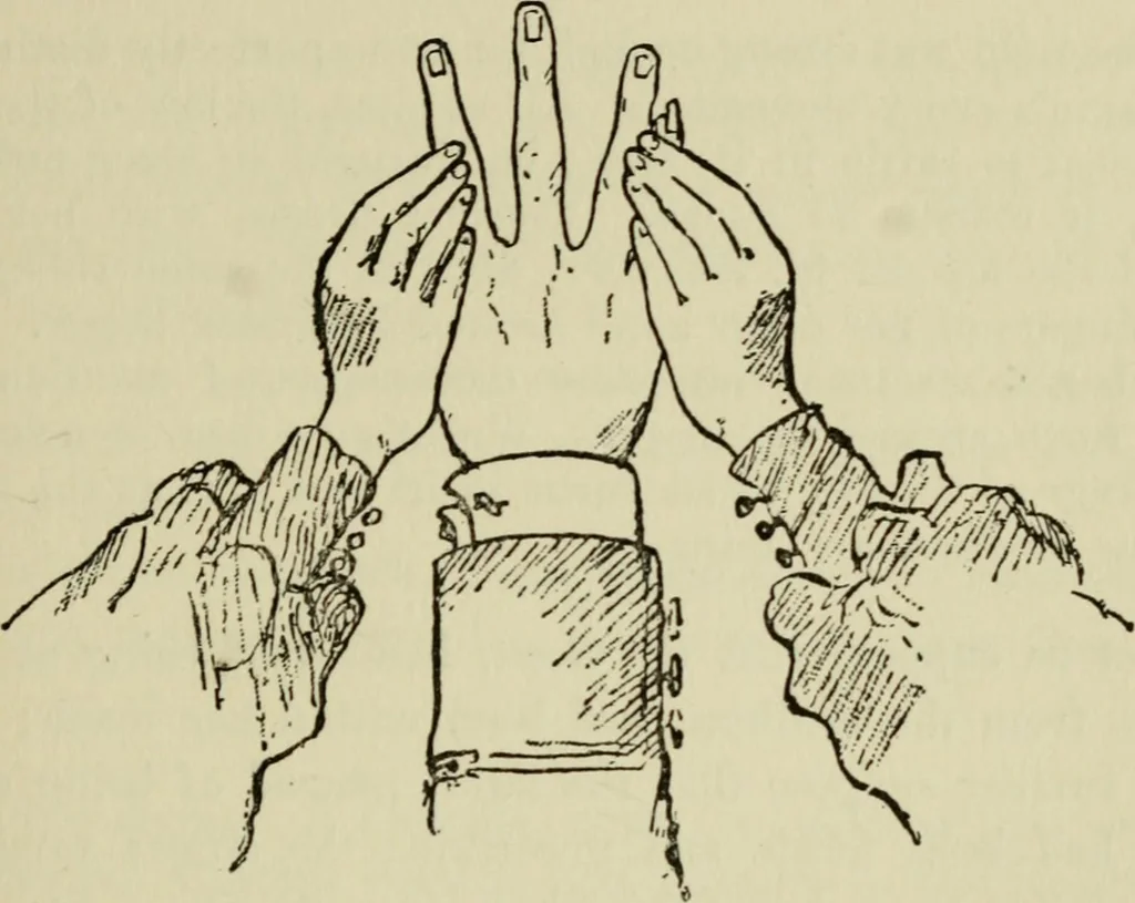 An illustration from Mystrious psychic forces; an account of the author's invesigations in psychical research, together with those of other European savants, 1907, leaf 264