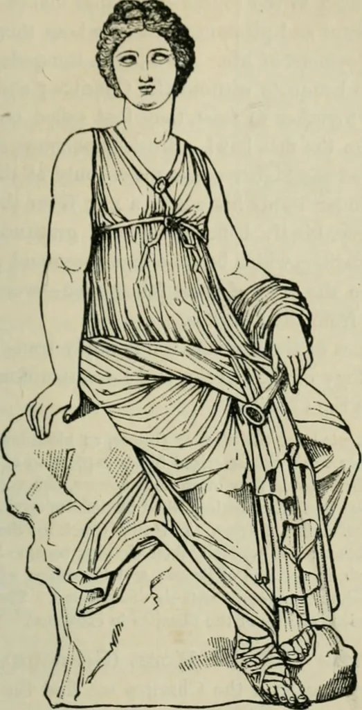 An illustration from The mythology of Greece and Rome : with special reference to its use in art, 1894, leaf 100
