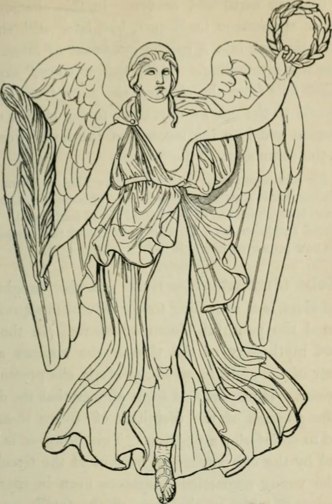 An illustration from The mythology of Greece and Rome : with special reference to its use in art, 1894, leaf 104