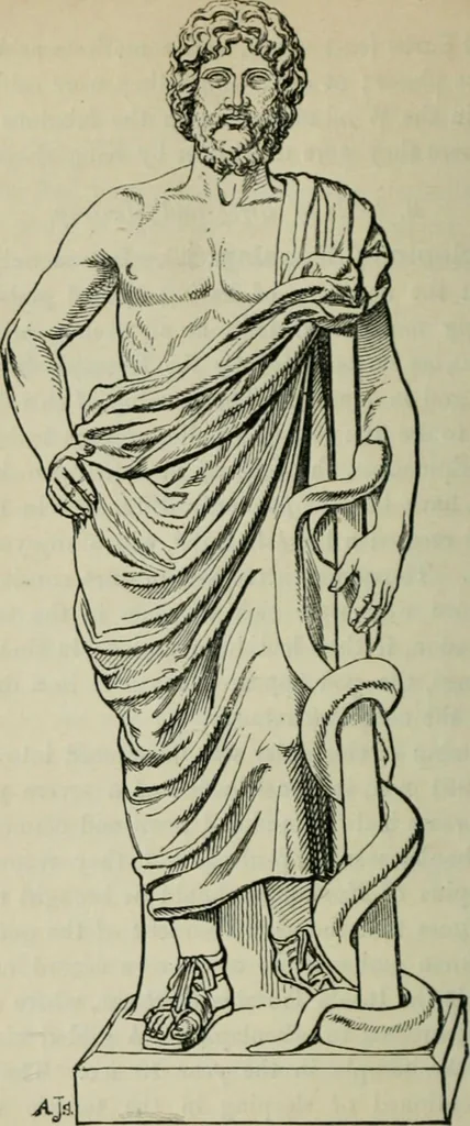 An illustration from The mythology of Greece and Rome : with special reference to its use in art, 1894, leaf 115
