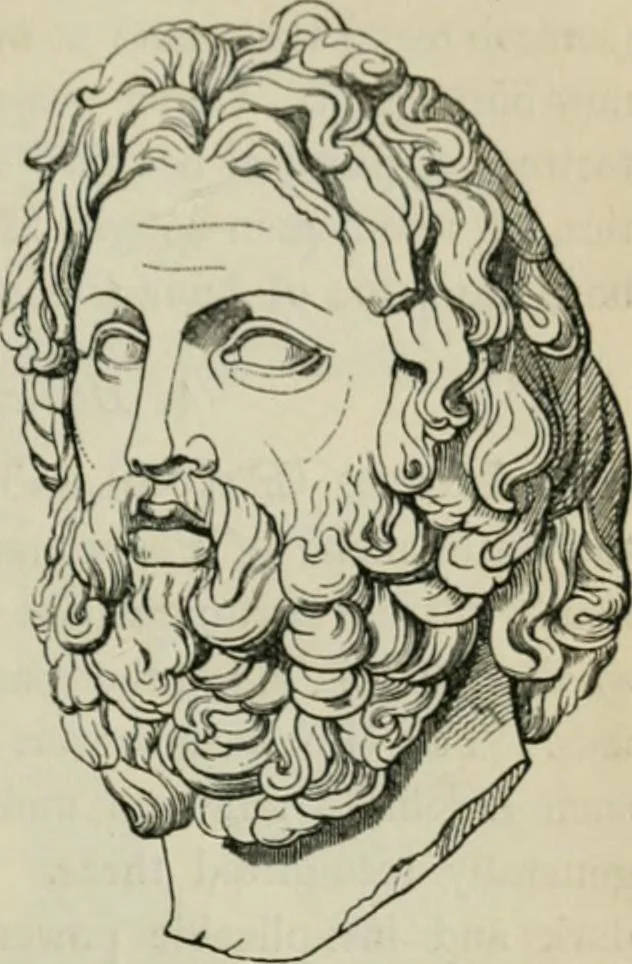 An illustration from The mythology of Greece and Rome : with special reference to its use in art, 1894, leaf 116