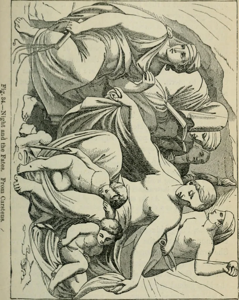 An illustration from The mythology of Greece and Rome : with special reference to its use in art, 1894, leaf 118