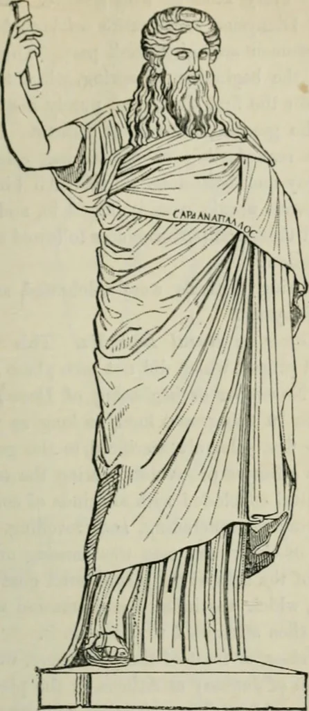 An illustration from The mythology of Greece and Rome : with special reference to its use in art, 1894, leaf 140