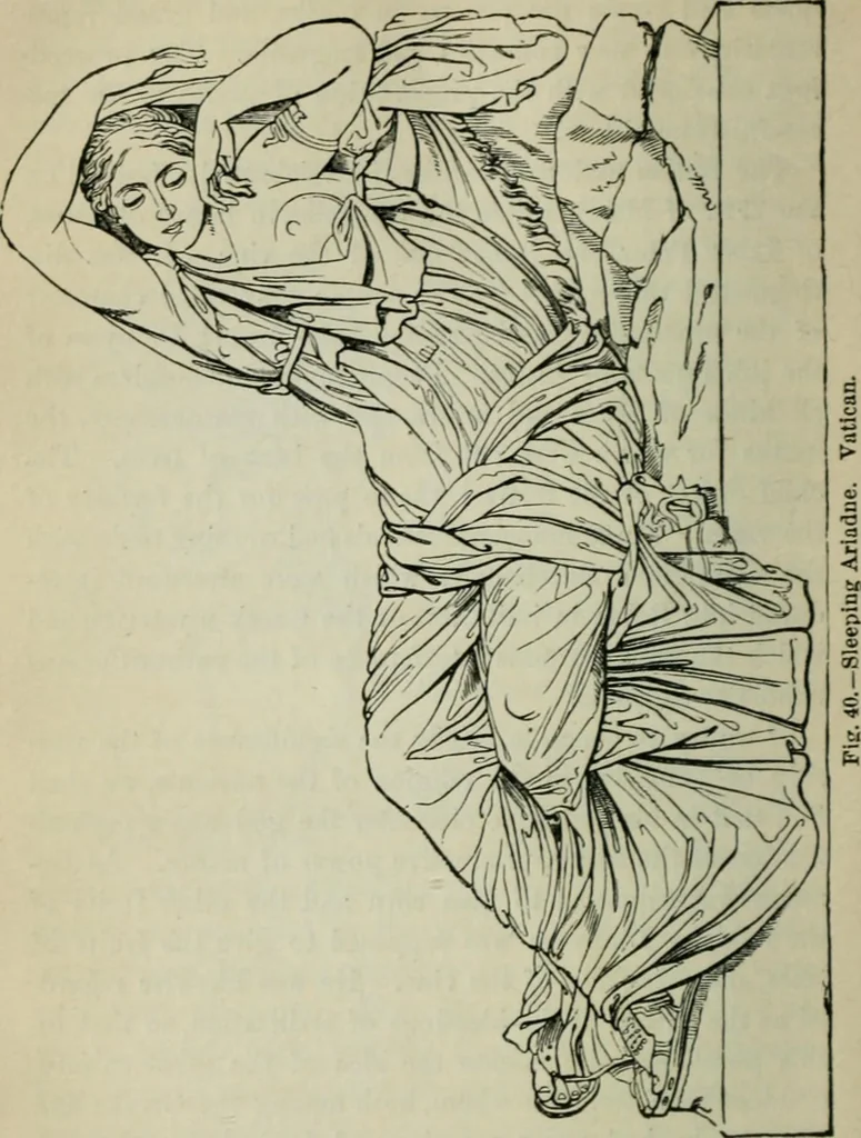 An illustration from The mythology of Greece and Rome : with special reference to its use in art, 1894, leaf 145