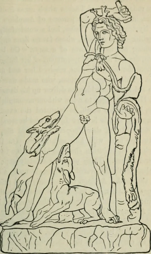 An illustration from The mythology of Greece and Rome : with special reference to its use in art, 1894, leaf 202