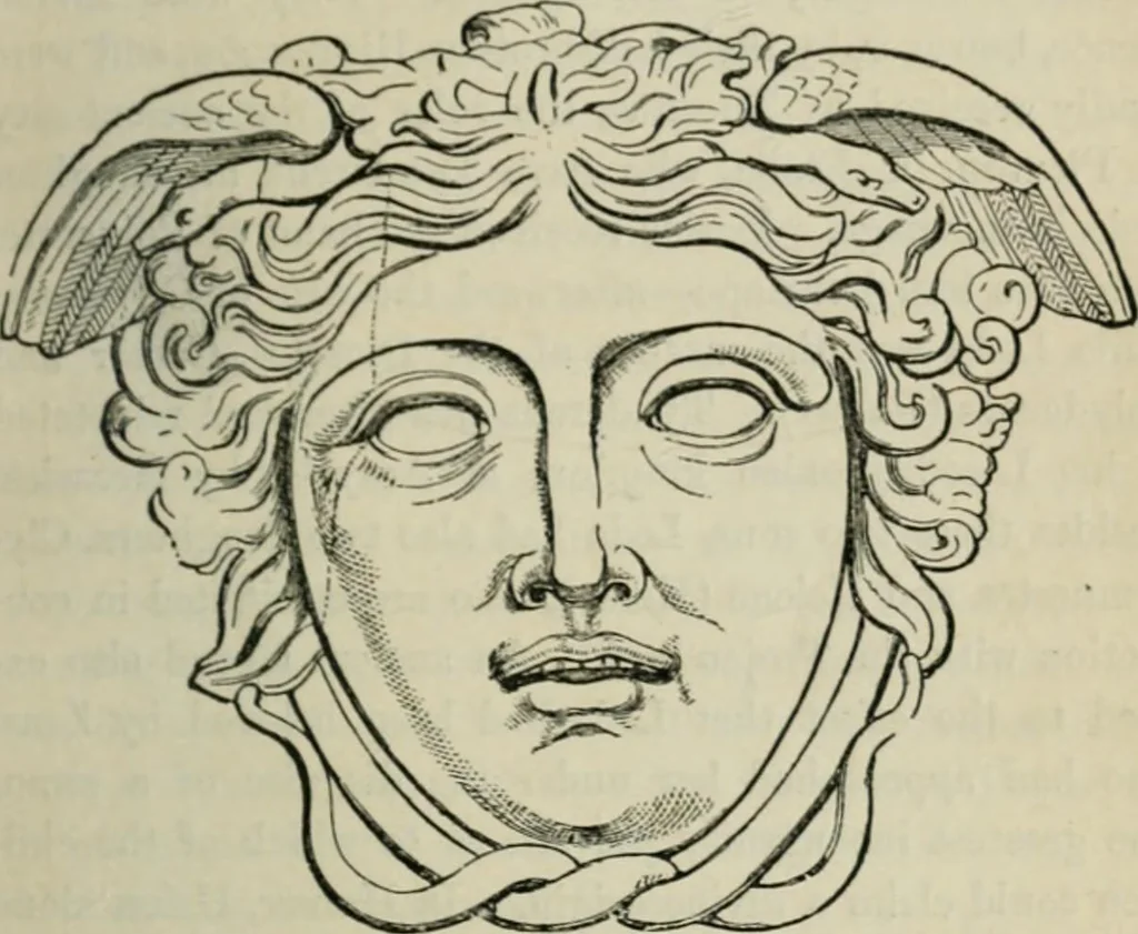 An illustration from The mythology of Greece and Rome : with special reference to its use in art, 1894, leaf 226