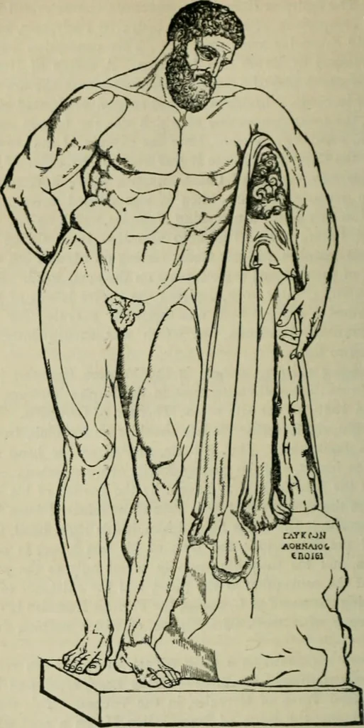 An illustration from The mythology of Greece and Rome : with special reference to its use in art, 1894, leaf 251