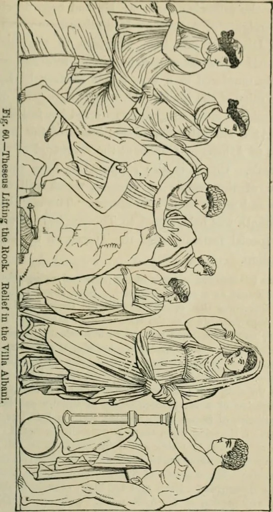 An illustration from The mythology of Greece and Rome : with special reference to its use in art, 1894, leaf 262