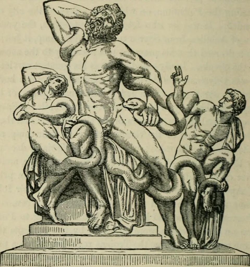 An illustration from The mythology of Greece and Rome : with special reference to its use in art, 1894, leaf 295