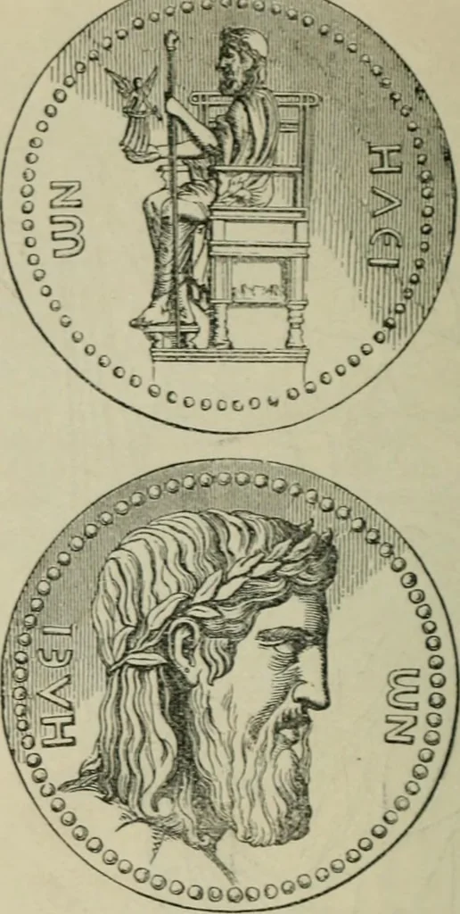 An illustration from The mythology of Greece and Rome : with special reference to its use in art, 1894, leaf 37