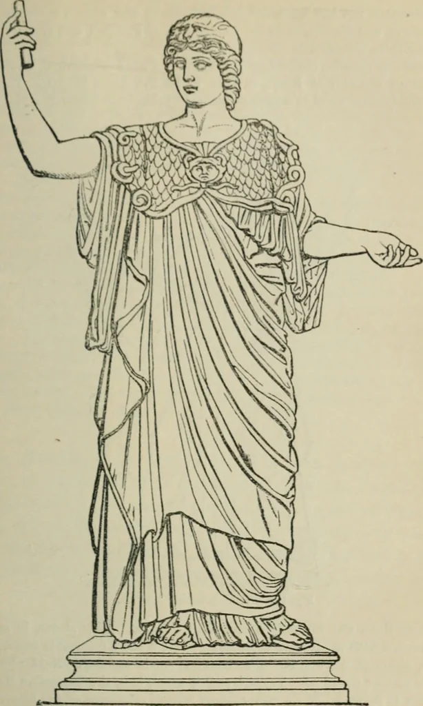 An illustration from The mythology of Greece and Rome : with special reference to its use in art, 1894, leaf 48