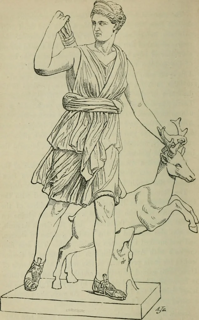 An illustration from The mythology of Greece and Rome : with special reference to its use in art, 1894, leaf 61