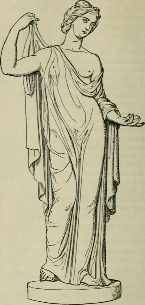 An illustration from The mythology of Greece and Rome : with special reference to its use in art, 1894, leaf 73