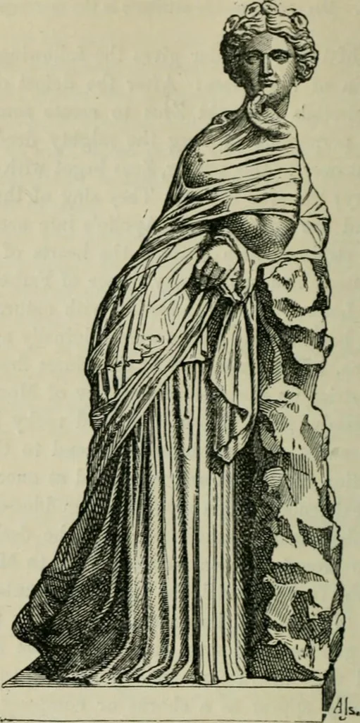 An illustration from The mythology of Greece and Rome : with special reference to its use in art, 1894, leaf 97