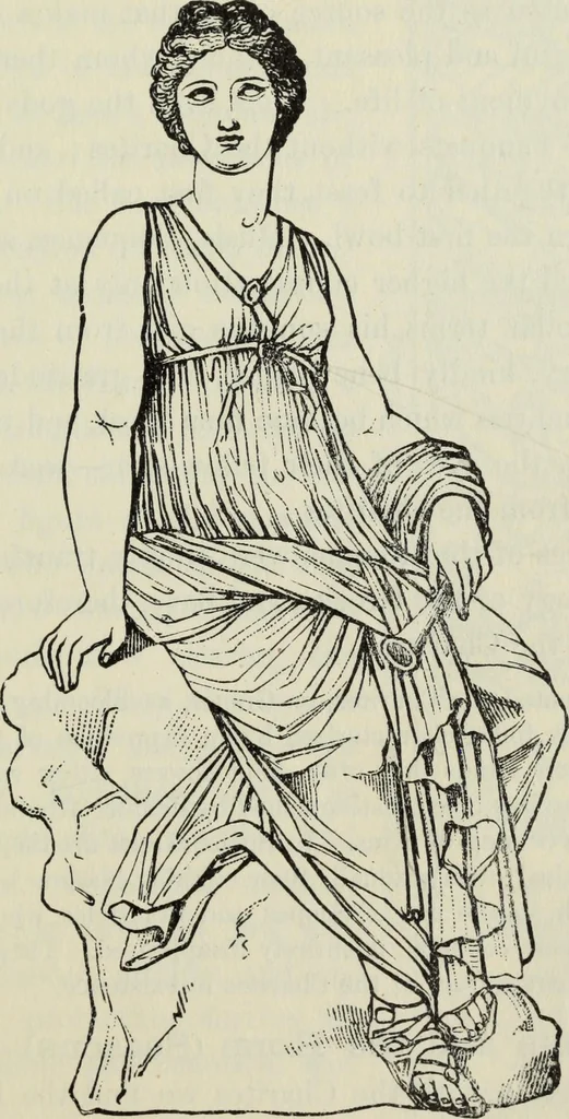 An illustration from The mythology of Greece and Rome : with special references to its use in art, 1900, leaf 100
