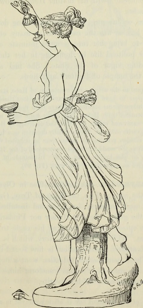 An illustration from The mythology of Greece and Rome : with special references to its use in art, 1900, leaf 106
