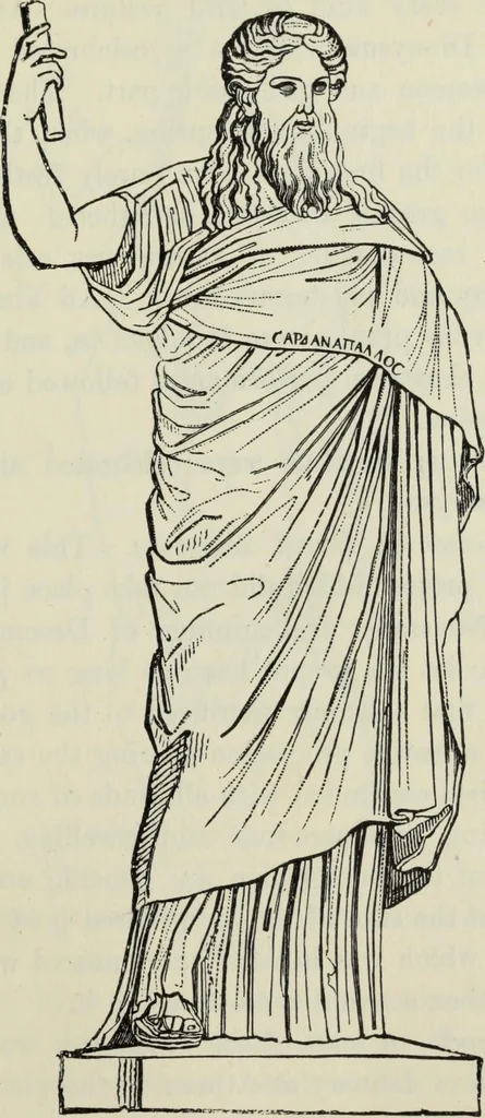 An illustration from The mythology of Greece and Rome : with special references to its use in art, 1900, leaf 140