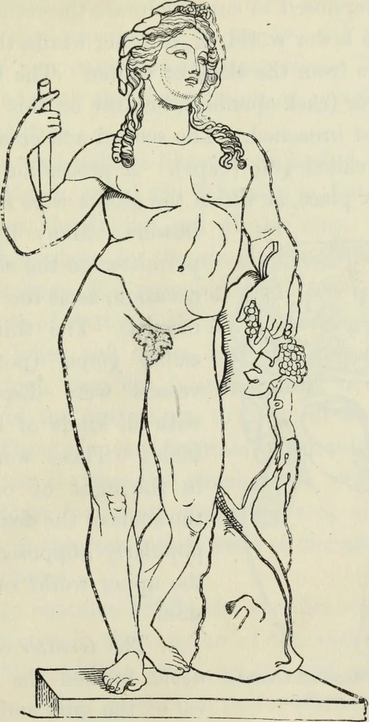 An illustration from The mythology of Greece and Rome : with special references to its use in art, 1900, leaf 142