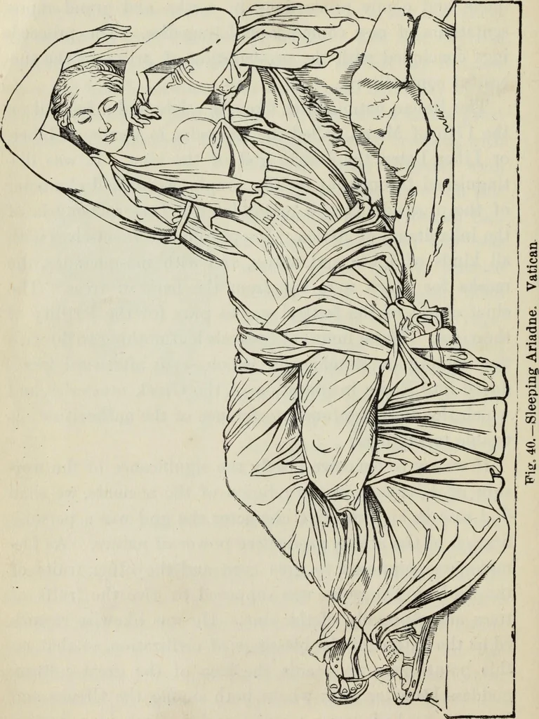 An illustration from The mythology of Greece and Rome : with special references to its use in art, 1900, leaf 145