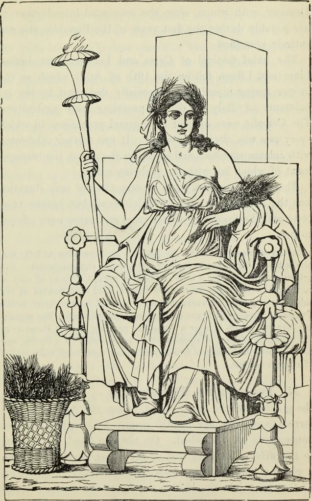 An illustration from The mythology of Greece and Rome : with special references to its use in art, 1900, leaf 168