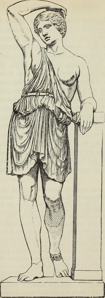 An illustration from The mythology of Greece and Rome : with special references to its use in art, 1900, leaf 215
