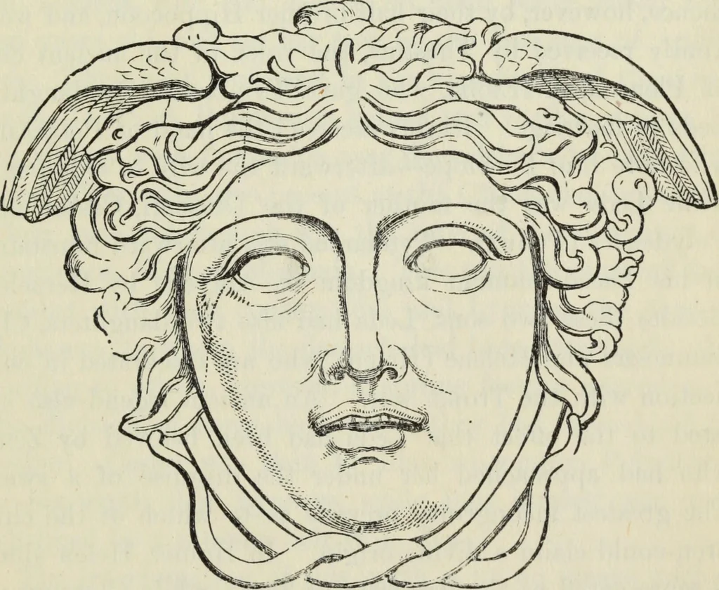 An illustration from The mythology of Greece and Rome : with special references to its use in art, 1900, leaf 226