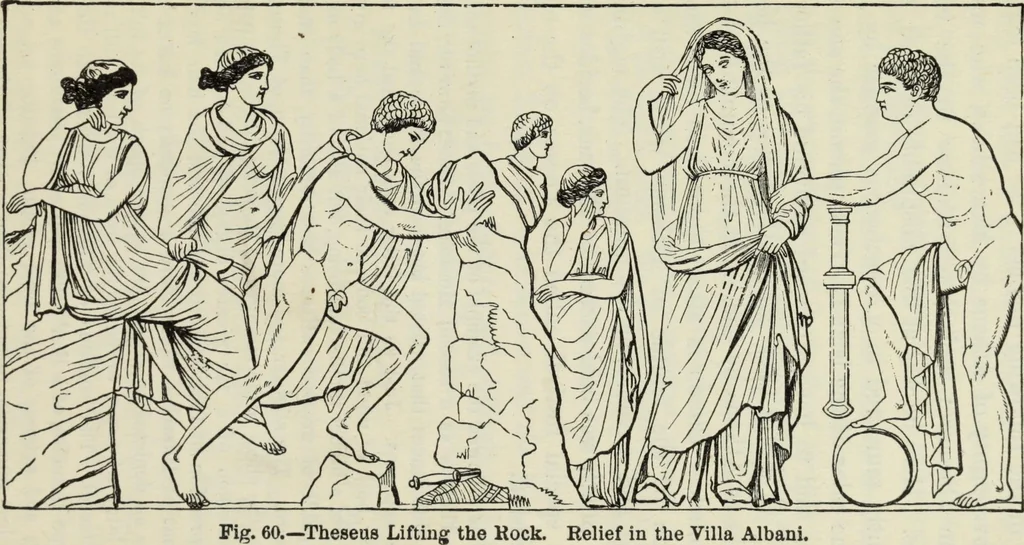 An illustration from The mythology of Greece and Rome : with special references to its use in art, 1900, leaf 262