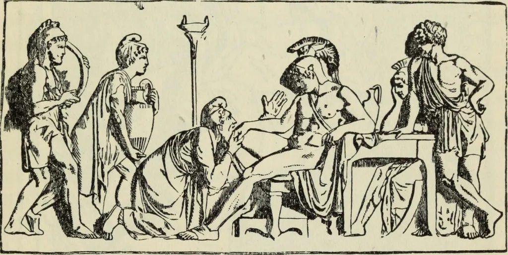 An illustration from The mythology of Greece and Rome : with special references to its use in art, 1900, leaf 300