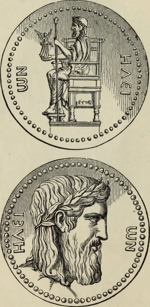 An illustration from The mythology of Greece and Rome : with special references to its use in art, 1900, leaf 37