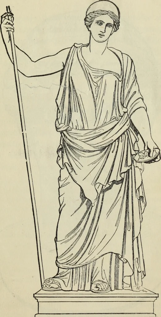An illustration from The mythology of Greece and Rome : with special references to its use in art, 1900, leaf 40