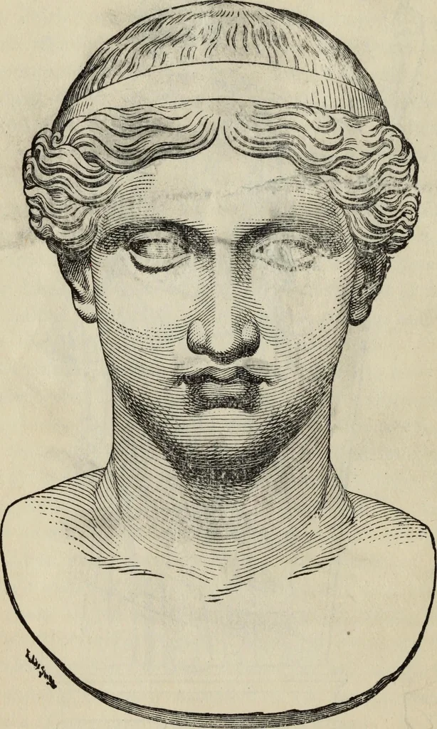 An illustration from The mythology of Greece and Rome : with special references to its use in art, 1900, leaf 41