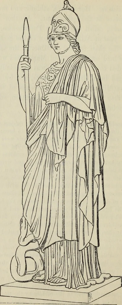 An illustration from The mythology of Greece and Rome : with special references to its use in art, 1900, leaf 47