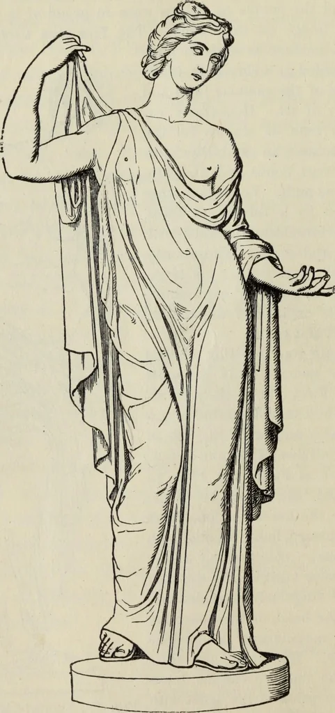 An illustration from The mythology of Greece and Rome : with special references to its use in art, 1900, leaf 73