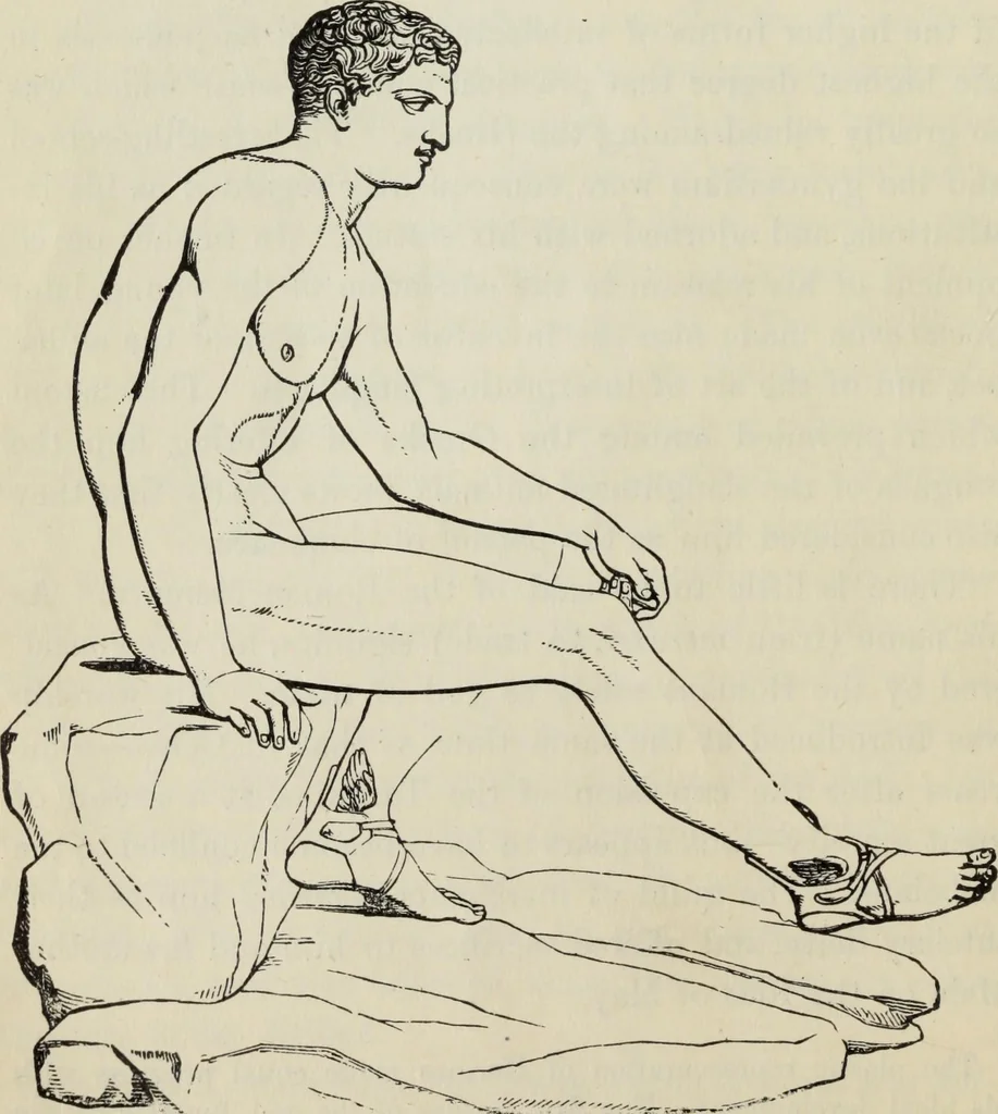An illustration from The mythology of Greece and Rome : with special references to its use in art, 1900, leaf 79