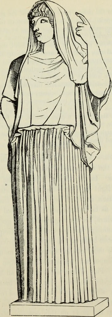 An illustration from The mythology of Greece and Rome : with special references to its use in art, 1900, leaf 88