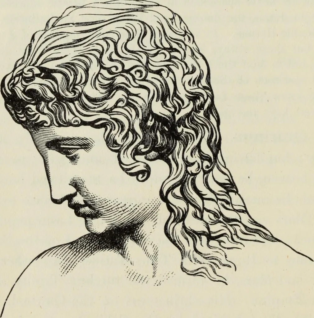 An illustration from The mythology of Greece and Rome : with special references to its use in art, 1900, leaf 93