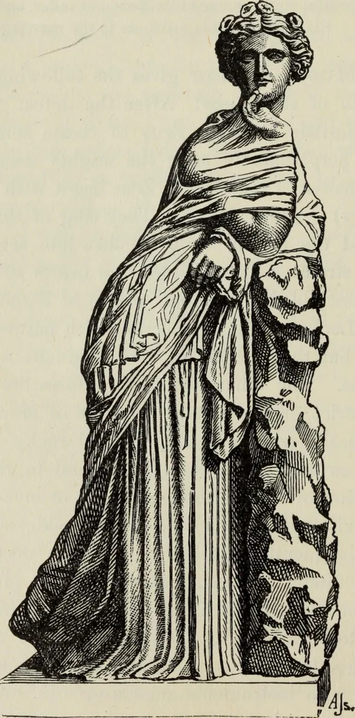 An illustration from The mythology of Greece and Rome : with special references to its use in art, 1900, leaf 97