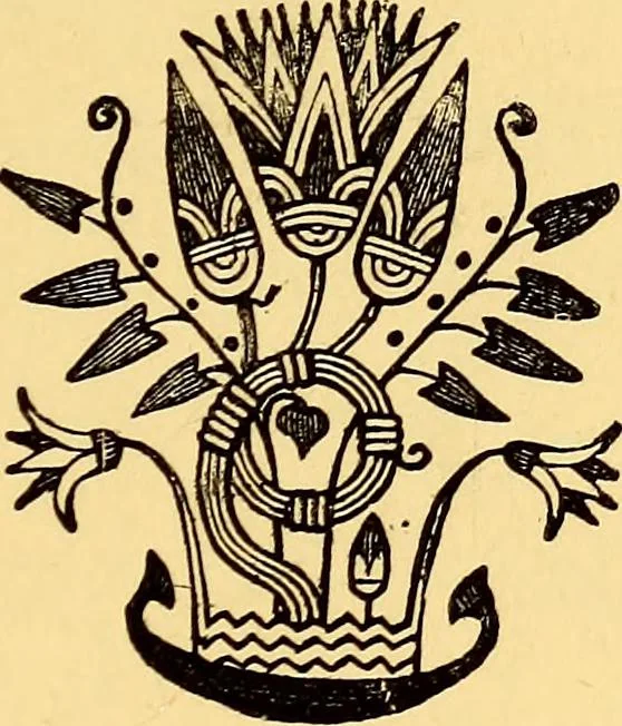 An illustration from Myths and marvels of astronomy, 1878, leaf 6