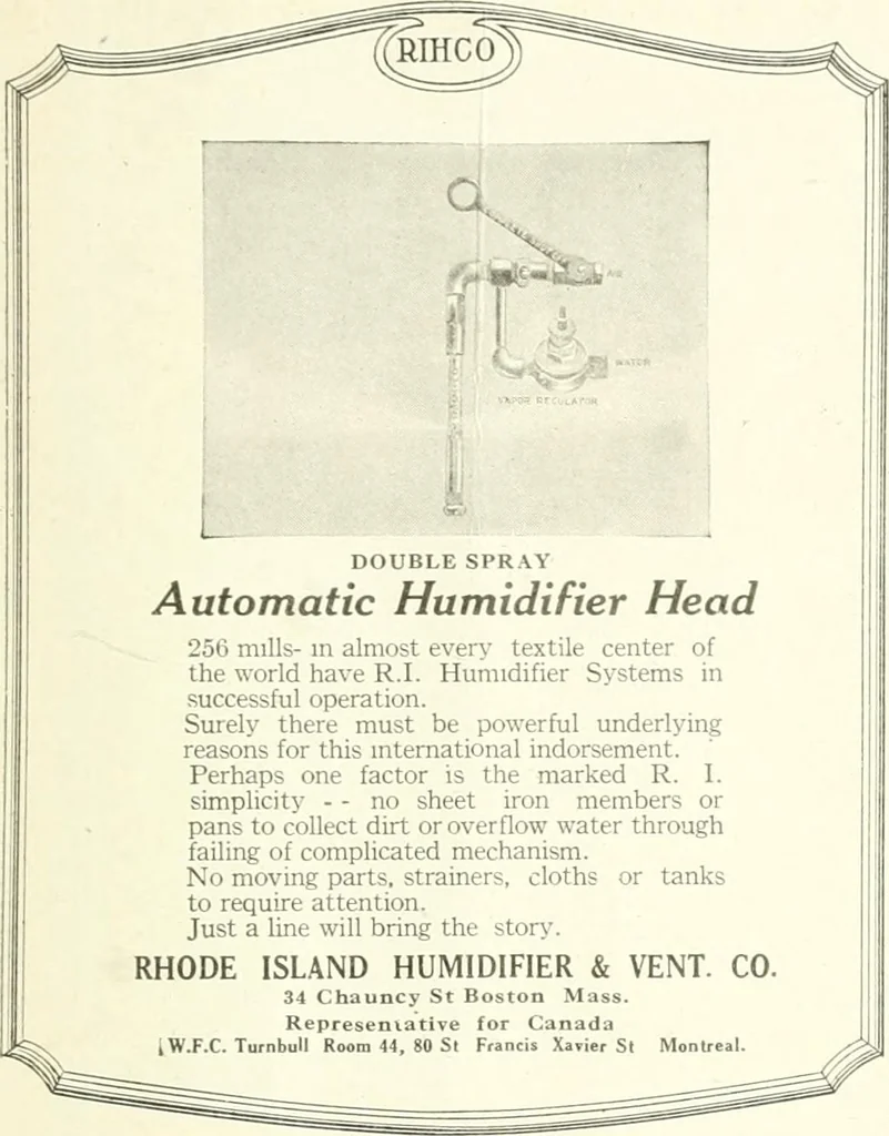 An illustration from Canadian textile journal, 1908, leaf 56