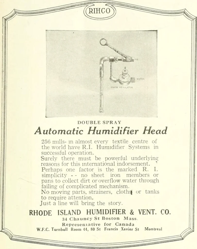 An illustration from Canadian textile journal, 1908, leaf 56