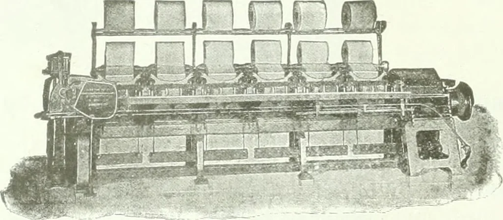 An illustration from Canadian textile journal, 1908, leaf 9