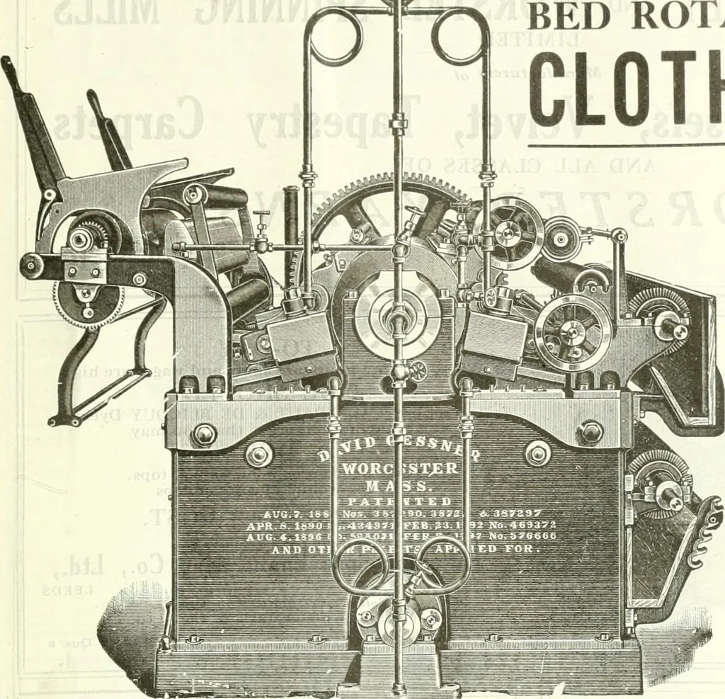 An illustration from Canadian textile journal, 1908, leaf 10
