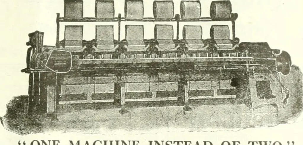 An illustration from Canadian textile journal, 1908, leaf 14