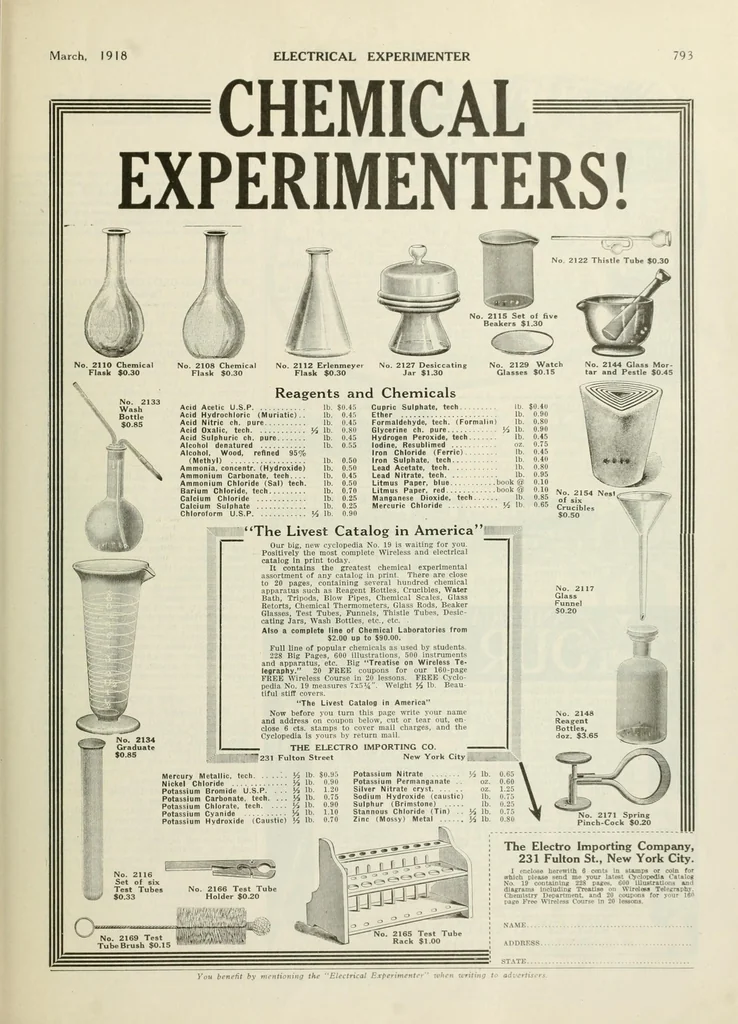 An illustration from The Electrical experimenter, 1918, leaf 59