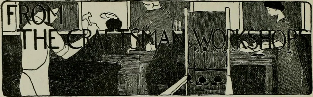 An illustration from The craftsman, 1901, leaf 111