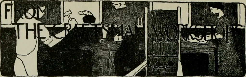 An illustration from The craftsman, 1901, leaf 223